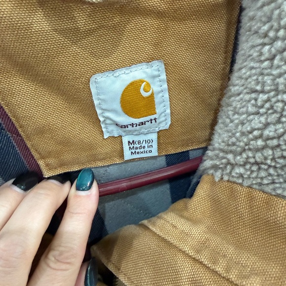 Carhartt Tan Sherpa-Lined Coat - Picture 2 of 3